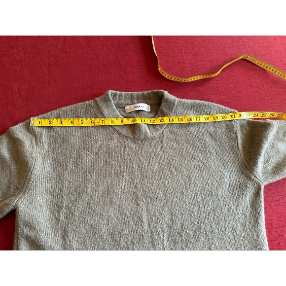 Zara Light Green Women’s Oversized Crewneck Sweater, NWOT, S - Picture 9 of 10